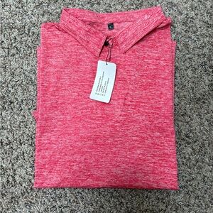 Stylish Red Polo Shirt for Men Long Sleeve